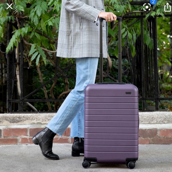 lavender carry on luggage
